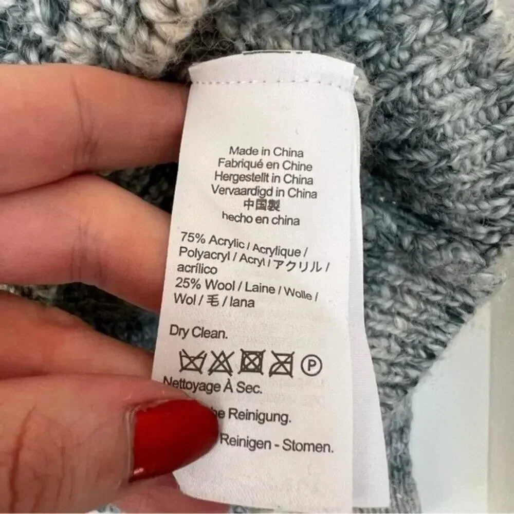 J. Crew Space-Dyed Mockneck Sweater